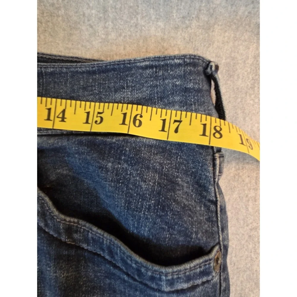 True Religion Jeans Men's 36x34 Rocco Relaxed Skinny Stretch‎ No Flap Whiskers